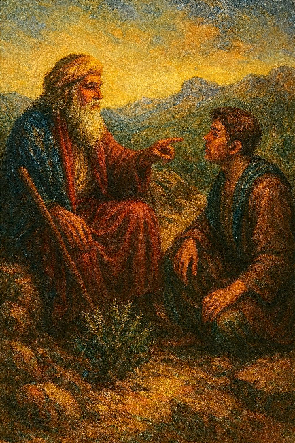 پیرمرد عاشق و بوته های خار